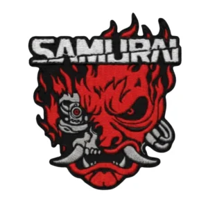 Cyberpunk 2077 SAMURAI Official Band Logo Patch