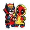 Deadpool and Wolverine Chibi Besties Patch