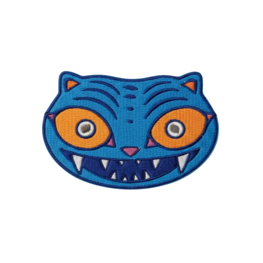 K-pop Demon Hunter Derpy Blue Tiger Patch
