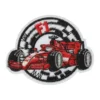 Formula 1 Red Racing Car Patch