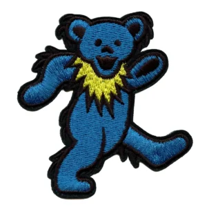 Grateful Dead Dancing Blue Bear Patch