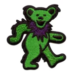 Grateful Dead Dancing Green Bear Patch