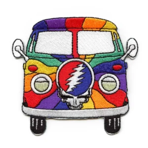 Grateful Dead Rainbow Hippie Bus Patch