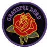 Grateful Dead Scarlet Rose Round Patch