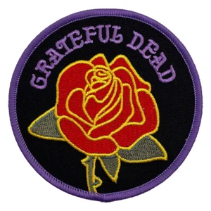 Grateful Dead Scarlet Rose Round Patch