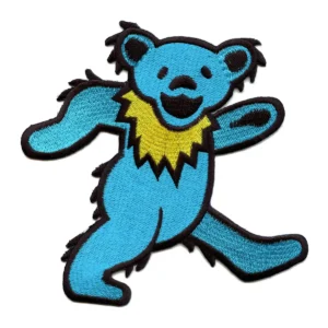 Grateful Dead Dancing SkyBlue Bear Patch