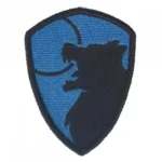 Howling Wolf Blue Shield Patch