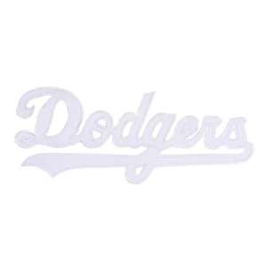 Los Angeles Dodgers White Script Embroidered Patch