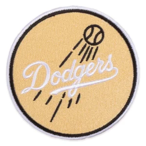 Los Angeles Dodgers Cream/White Badge Logo Patch