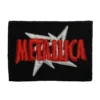 Metallica Script 3D Logo Embroidered Patch