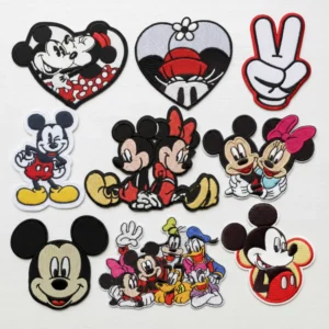 Mickey Mouse Embroidered Patches Set