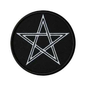 Minimalist Pentagram Embroidered Patch