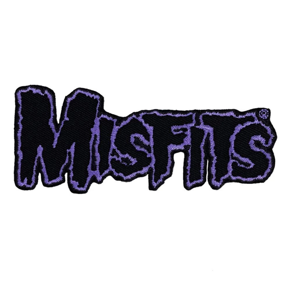 Misfits Title Dripping Logo Embroidered Patch