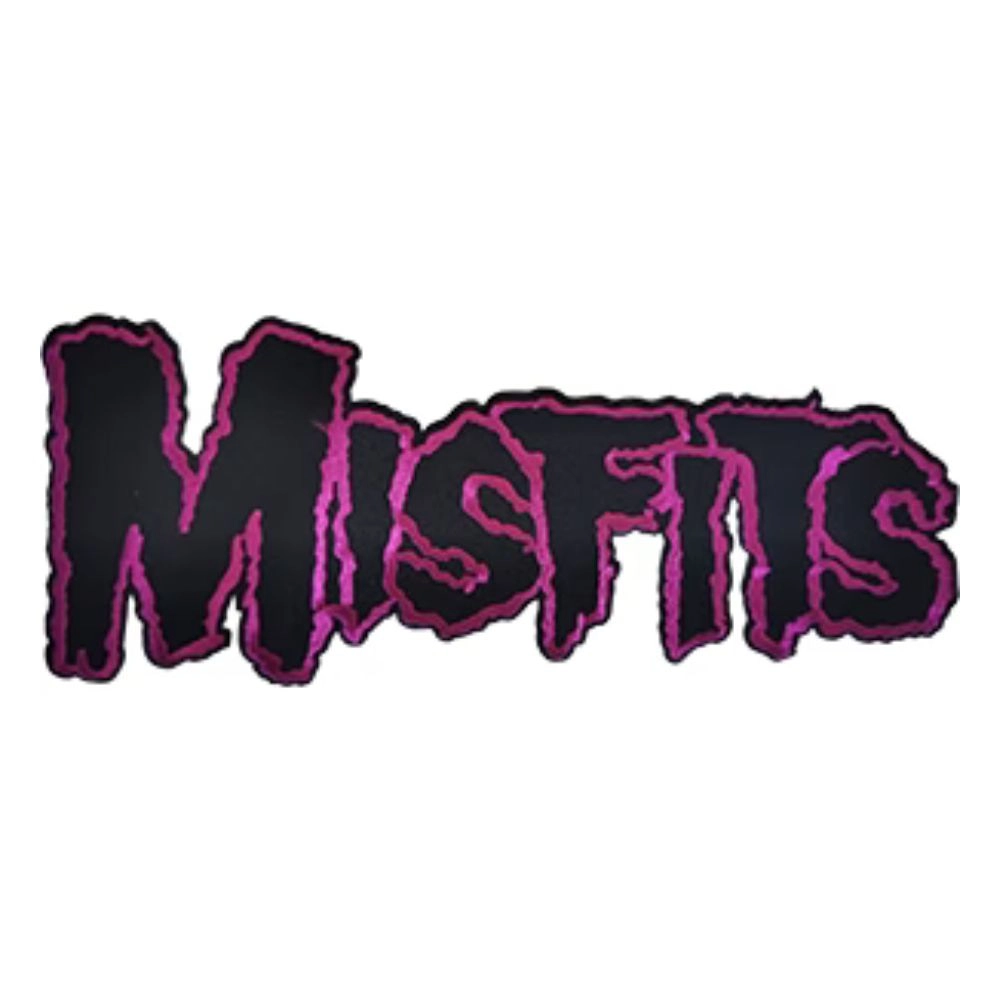 Misfits Title Dripping Logo Embroidered Patch - Image 2