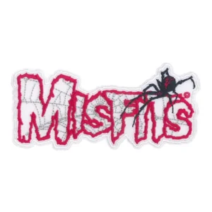 Misfits Spiderweb Logo Embroidered Patch