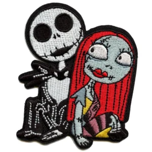 Nightmare Before Christmas Jack and Sally Sitting Patch