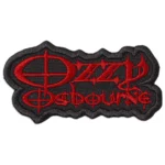Ozzy Osbourne Red/Black Logo Patch