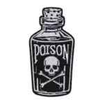 Poison Bottle Skull Symbol Patch