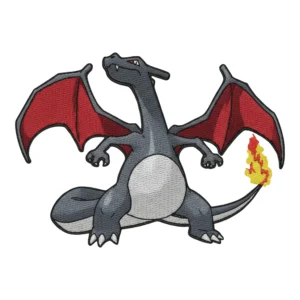 Pokemon Shiny Charizard Embroidered Patch