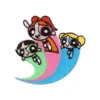 Powerpuff Girls Action Trio Iron-on Patch