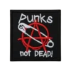 Punks Not Dead Anarchy Safety Pin Patch