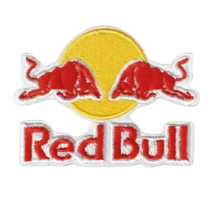 Red Bull Logo Embroidered Patch