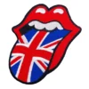 The Rolling Stones UK Flag Tongue Patch