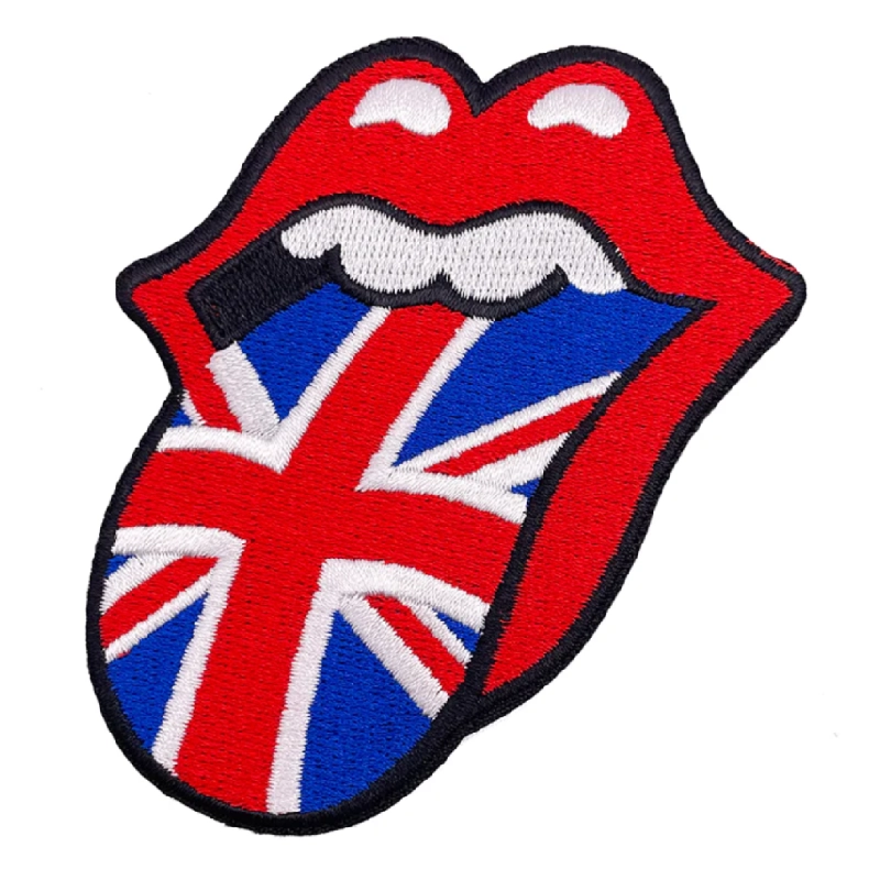 The Rolling Stones UK Flag Tongue Patch