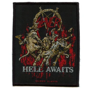 Slayer Hell Awaits Embroidered Patch