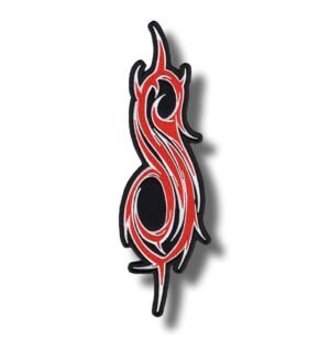 Slipknot Red Tribal S Logo Patch