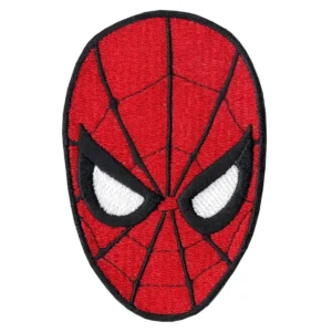Spider-Man Mask Embroidered Patch