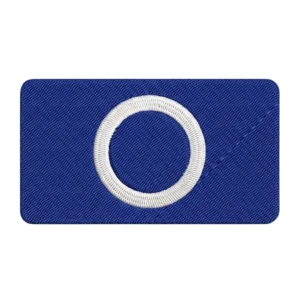 Squid Game Blue O Embroidered Patch