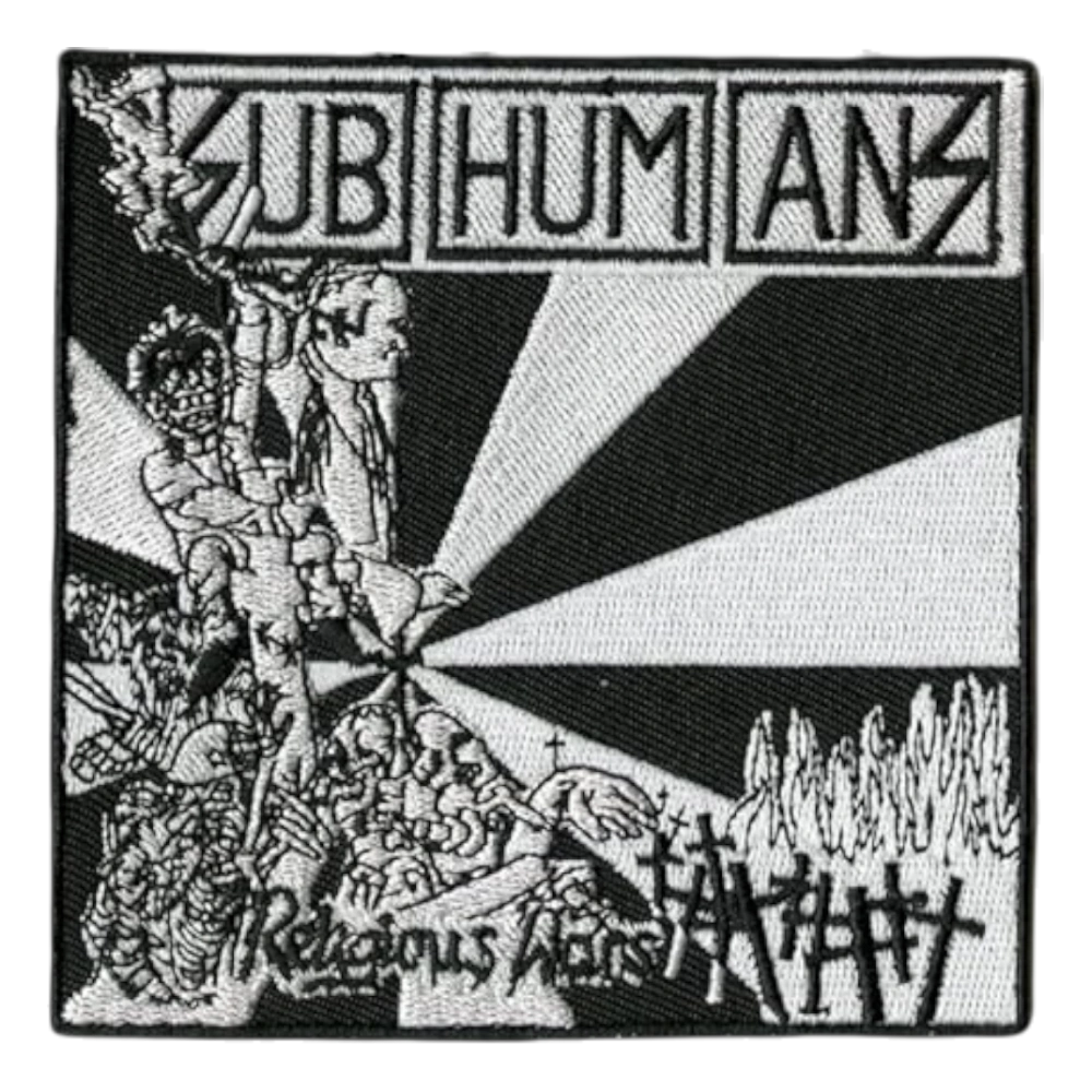 Subhumans Religious Wars Anarcho-Punk Patch
