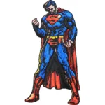 Superman Angry Pose Embroidered Patch