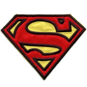 Superman Logo Embroidered Patch