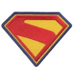 Superman Shield Logo Embroidered Patch