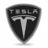 Tesla Shield Logo Embroidered Patch