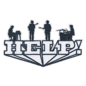 The Beatles Help Logo and Silhouette Patch