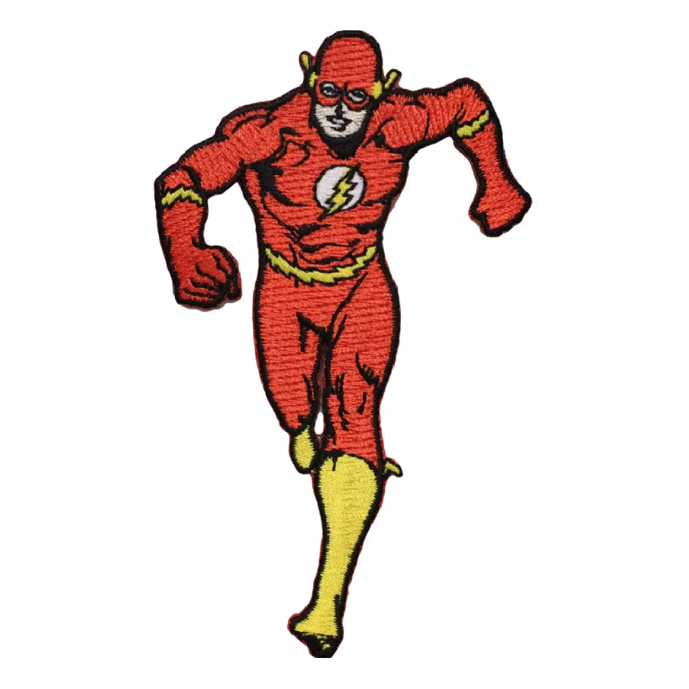 The Flash Superhero Running Figure Patch