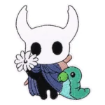 The Knight With Grub Embroidered Patch