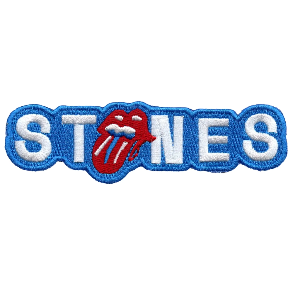 The Rolling Stones Classic Tongue Blue Patch