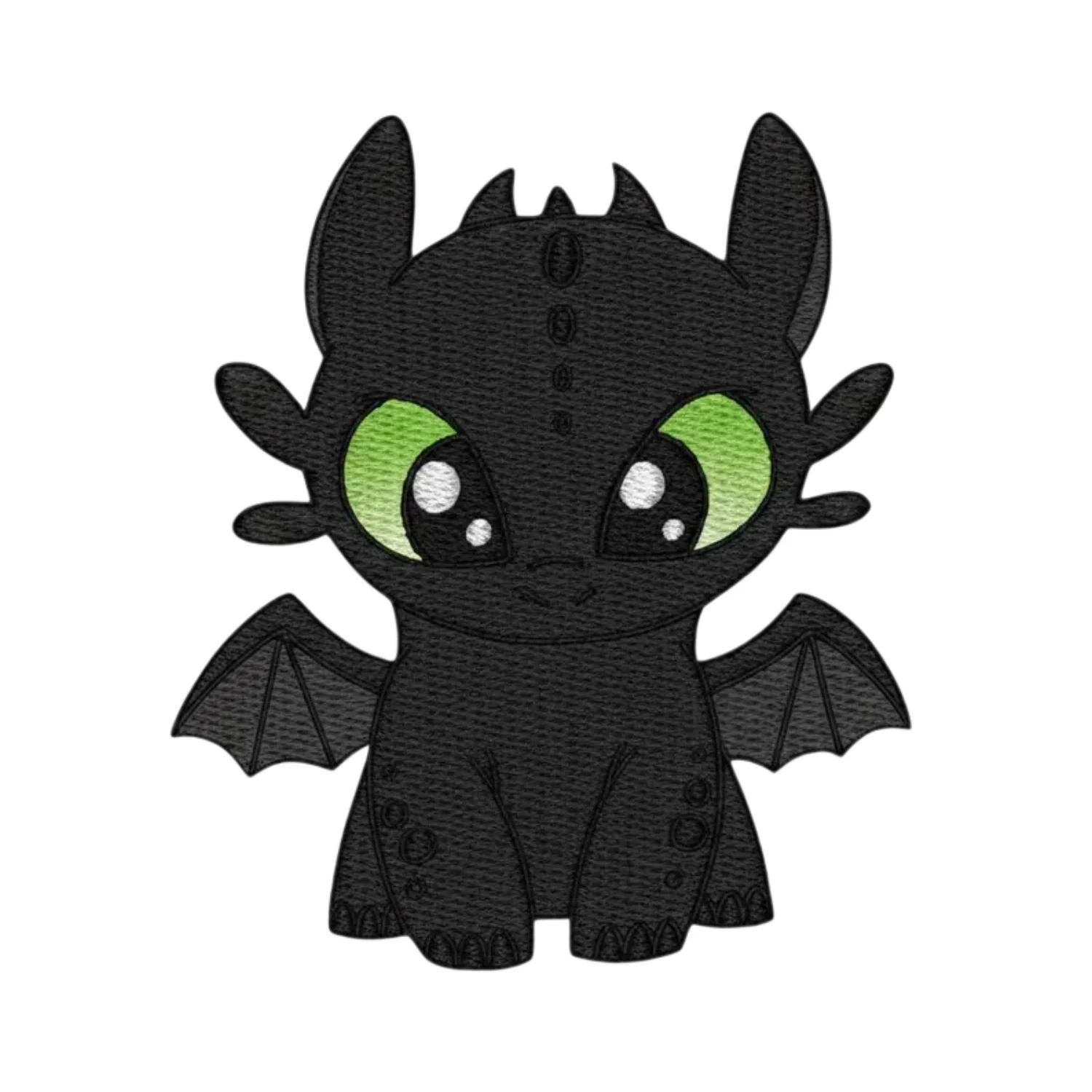 Toothless Night Fury Embroidered Patch