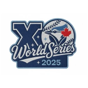 Toronto Blue Jays 2025 World Series 'X' Logo Patch