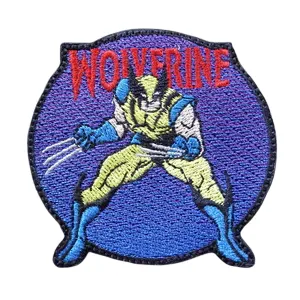 Wolverine Action Pose Embroidered Patch