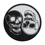 Yin Yang Skull Dual Skull Patch